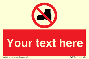 Custom No outdoor footwear